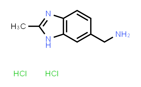 CAS No. 672325-34-7, 1-(2-Methyl-1H-1,3-benzodiazol-6-yl)methanamine dihydrochloride