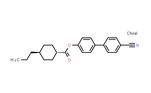 CAS No. 67284-57-5, trans-4'-cyano-[1,1'-biphenyl]-4-yl 4-propylcyclohexanecarboxylate