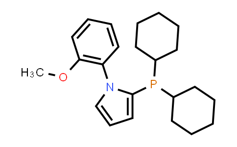 CAS No. 672937-63-2, 2-(Dicyclohexylphosphino)-1-(2-methoxyphenyl)-1H-pyrrole