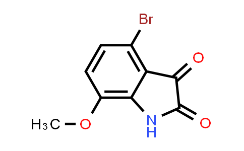 CAS No. 67303-38-2, 4-Bromo-7-methoxyindoline-2,3-dione
