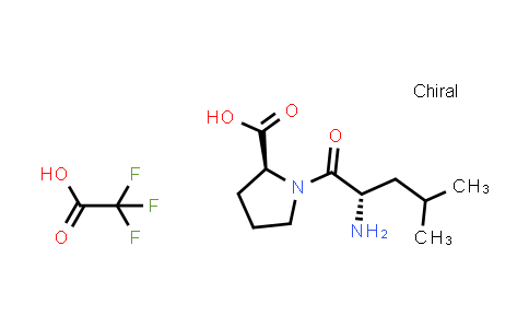 CAS No. 67320-92-7, (S)-1-((S)-2-Amino-4-methylpentanoyl)pyrrolidine-2-carboxylic acid compound with 2,2,2-trifluoroacetic acid (1:1)