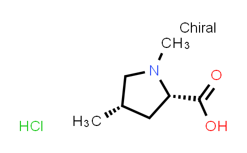 CAS No. 6734-42-5, (2S,4S)-1,4-Dimethylpyrrolidine-2-carboxylic acid hydrochloride