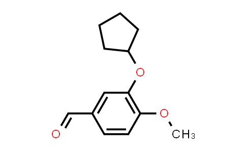 CAS No. 67387-76-2, 3-(Cyclopentyloxy)-4-methoxybenzaldehyde
