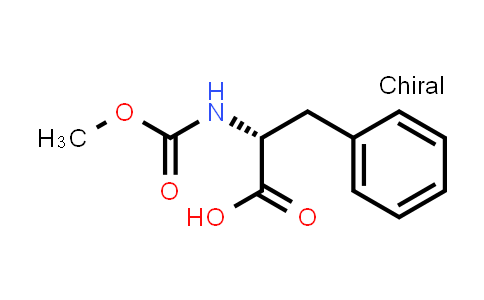 CAS No. 67401-65-4, (R)-2-(methoxycarbonylamino)-3-phenylpropanoic acid