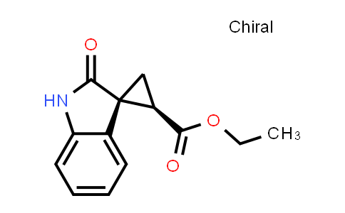 CAS No. 67487-95-0, Ethyl (1R,2R)-2'-oxospiro[cyclopropane-1,3'-indoline]-2-carboxylate