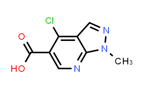 CAS No. 675111-88-3, 4-Chloro-1-methyl-1H-pyrazolo[3,4-b]pyridine-5-carboxylic acid