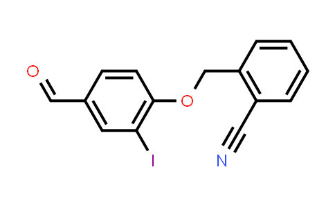 CAS No. 675167-30-3, 2-[(4-Formyl-2-iodophenoxy)methyl]benzonitrile