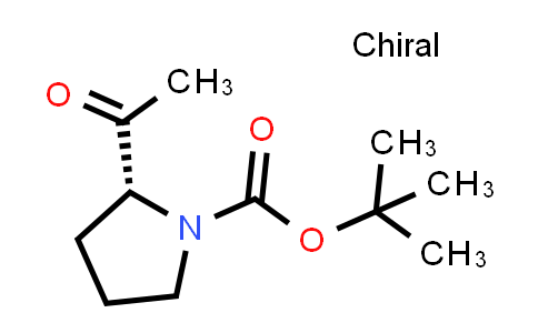 CAS No. 675185-27-0, tert-Butyl (2R)-2-acetylpyrrolidine-1-carboxylate