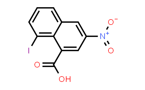 CAS No. 67522-37-6, 8-Iodo-3-nitro-1-naphthoic acid
