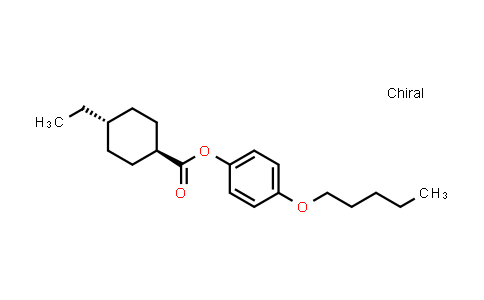 CAS No. 67589-53-1, trans-4-(Pentyloxy)phenyl 4-ethylcyclohexanecarboxylate