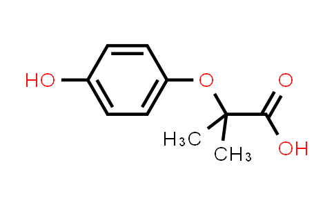 CAS No. 67648-64-0, 2-(4-Hydroxyphenoxy)-2-methylpropanoic acid