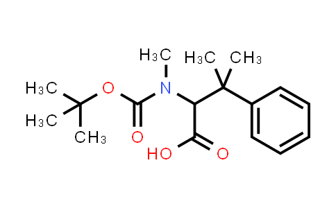 CAS No. 676487-35-7, 2-((tert-Butoxycarbonyl)(methyl)amino)-3-methyl-3-phenylbutanoic acid