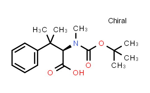 CAS No. 676487-38-0, D-Phenylalanine, N-[(1,1-dimethylethoxy)carbonyl]-N,β,β-trimethyl-