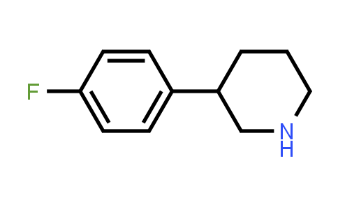 CAS No. 676495-94-6, 3-(4-Fluorophenyl)piperidine