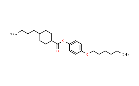 CAS No. 67679-60-1, 4-Hexyloxyphenyl 4-butylcyclohexanecarboxylate