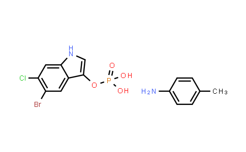 CAS No. 6769-80-8, p-Toluidine 5-bromo-6-chloro-1H-indol-3-yl phosphate