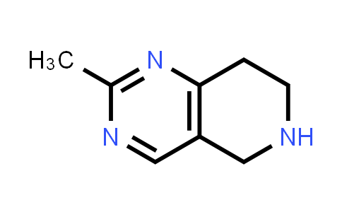 CAS No. 676994-65-3, 2-Methyl-5,6,7,8-tetrahydropyrido[4,3-d]pyrimidine