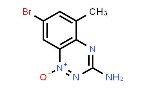 CAS No. 677297-87-9, 1,2,4-Benzotriazin-3-amine, 7-bromo-5-methyl-, 1-oxide