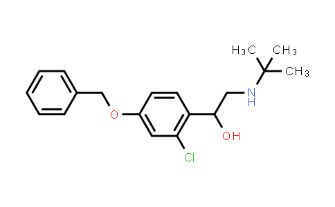 CAS No. 67759-10-8, 1-(4-(Benzyloxy)-2-chlorophenyl)-2-(tert-butylamino)ethanol