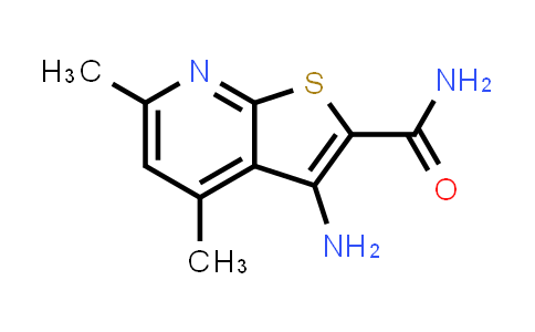 CAS No. 67795-42-0, 3-Amino-4,6-dimethylthieno[2,3-b]pyridine-2-carboxamide