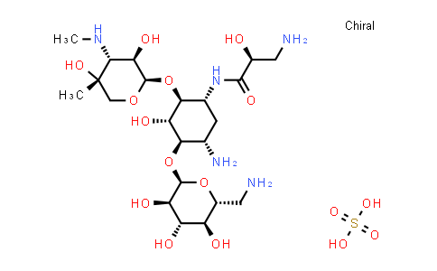 CAS No. 67814-76-0, Isepamicin (sulfate)