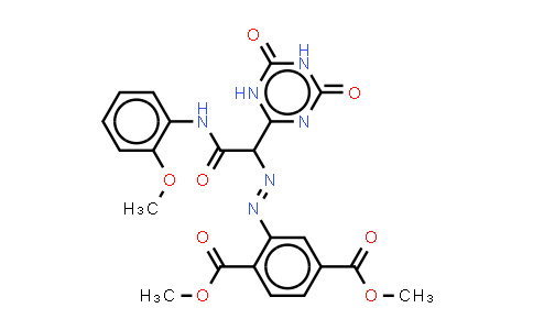 CAS No. 67906-31-4, Dimethyl 2-2-(2-methoxyphenyl)amino-2-oxo-1-(1,4,5,6-tetrahydro-4,6-dioxo-1,3,5-triazin-2-yl)ethylazoterephthalate