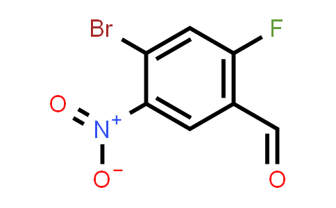 CAS No. 679839-39-5, 4-Bromo-2-fluoro-5-nitrobenzaldehyde
