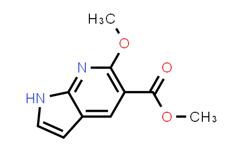 CAS No. 680208-61-1, 1H-Pyrrolo[2,3-b]pyridine-5-carboxylic acid, 6-methoxy-, methyl ester