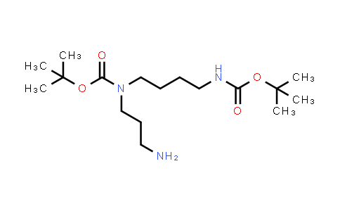 CAS No. 68076-39-1, tert-Butyl (3-aminopropyl)(4-((tert-butoxycarbonyl)amino)butyl)carbamate
