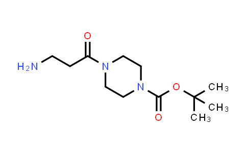 CAS No. 681248-23-7, tert-Butyl 4-(3-aminopropanoyl)piperazine-1-carboxylate