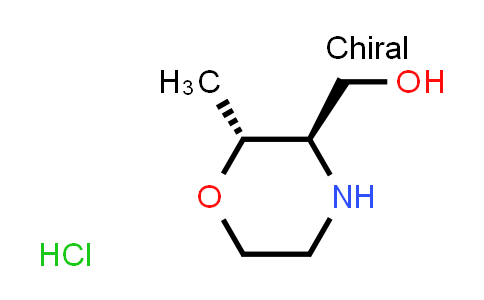 CAS No. 681851-40-1, 3-Morpholinemethanol, 2-methyl-, hydrochloride, (2R,3R)- (9CI)