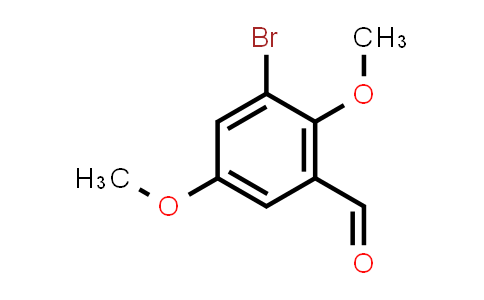 CAS No. 68216-65-9, 3-bromo-2,5-dimethoxybenzaldehyde