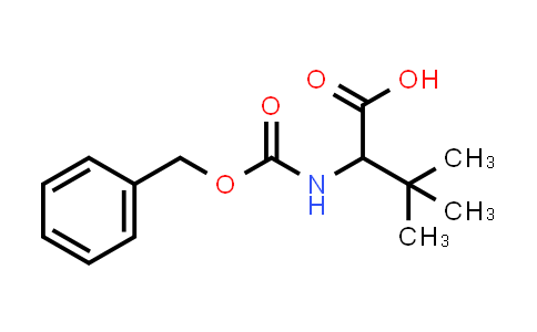 CAS No. 68222-59-3, 2-(((Benzyloxy)carbonyl)amino)-3,3-dimethylbutanoic acid