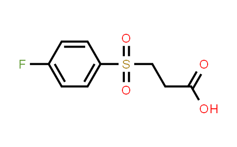 CAS No. 682760-24-3, 3-[(4-Fluorophenyl)sulfonyl]propanoic acid