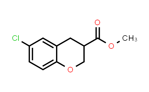 CAS No. 68281-66-3, Methyl 6-chlorochroman-3-carboxylate