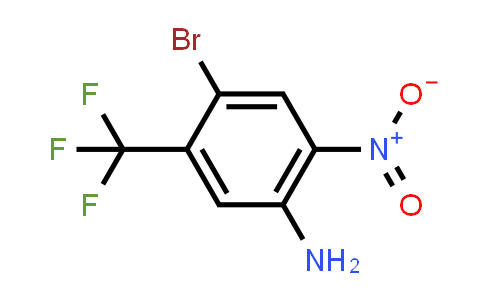 CAS No. 683241-86-3, 4-Bromo-2-nitro-5-(trifluoromethyl)aniline