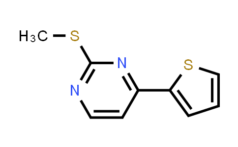CAS No. 683274-58-0, 2-(Methylthio)-4-(thiophen-2-yl)pyrimidine