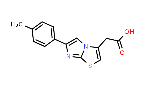 CAS No. 68347-94-4, 2-[6-(4-Methylphenyl)imidazo[2,1-b][1,3]thiazol-3-yl]acetic acid