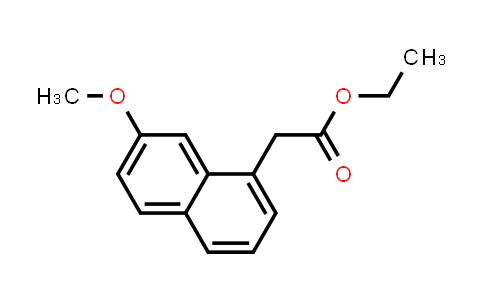 CAS No. 6836-21-1, Ethyl 2-(7-methoxynaphthalen-1-yl)acetate