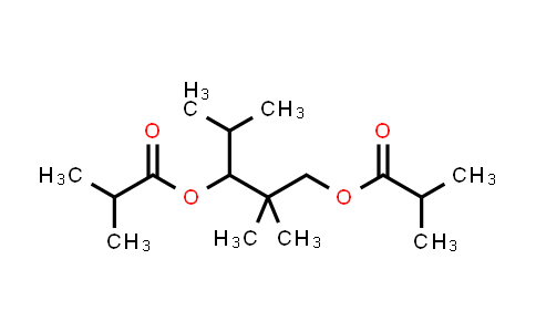 CAS No. 6846-50-0, 2,2,4-Trimethylpentane-1,3-diyl bis(2-methylpropanoate)