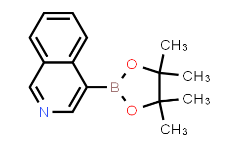 CAS No. 685103-98-4, 4-(4,4,5,5-Tetramethyl-1,3,2-dioxaborolan-2-yl)isoquinoline