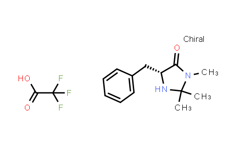 CAS No. 685128-78-3, (R)-5-Benzyl-2,2,3-trimethylimidazolidin-4-one 2,2,2-trifluoroacetate