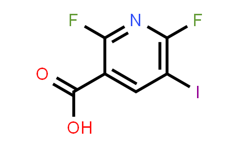 CAS No. 685517-76-4, 3-Pyridinecarboxylic acid, 2,6-difluoro-5-iodo-