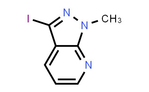 CAS No. 685522-76-3, 3-Iodo-1-methyl-1H-pyrazolo[3,4-b]pyridine