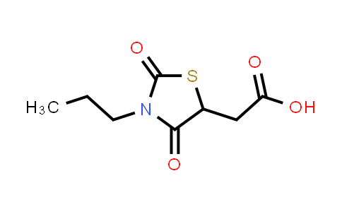 CAS No. 685861-79-4, (2,4-Dioxo-3-propyl-1,3-thiazolidin-5-yl)acetic acid