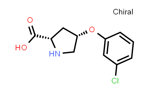 CAS No. 686766-87-0, (4S)-4-(3-Chlorophenoxy)-L-proline