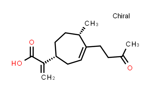 CAS No. 68799-38-2, 3-Cycloheptene-1-acetic acid, 5-methyl-α-methylene-4-(3-oxobutyl)-, (1R-cis)-