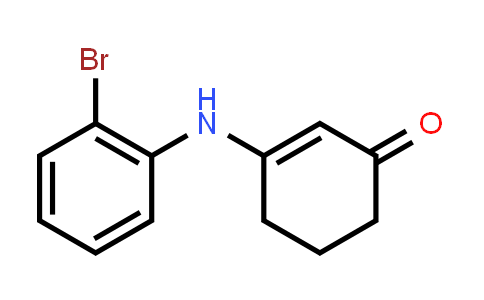 CAS No. 68890-19-7, 3-((2-Bromophenyl)amino)cyclohex-2-enone