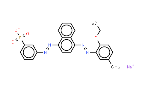 CAS No. 68959-00-2, 3-4-(2-ethoxy-5-methylphenyl)azo-1-naphthylazobenzenesulphonate (sodium salt)