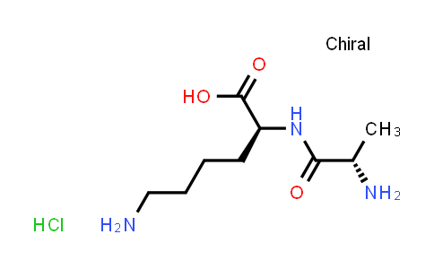 CAS No. 68973-27-3, (S)-6-Amino-2-((S)-2-aminopropanamido)hexanoic acid hydrochloride